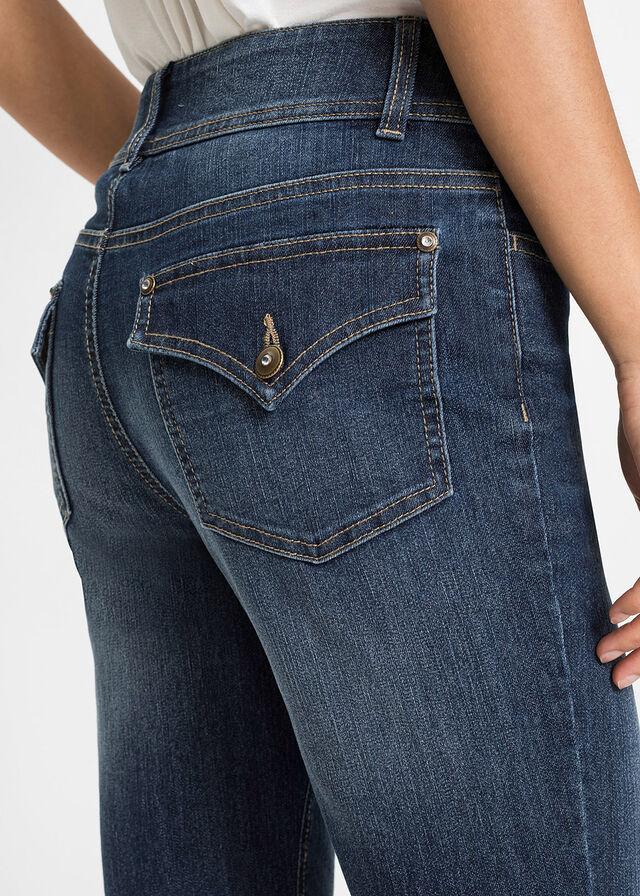 NIEBIESKIE SPODNIE JEANS BERMUDY