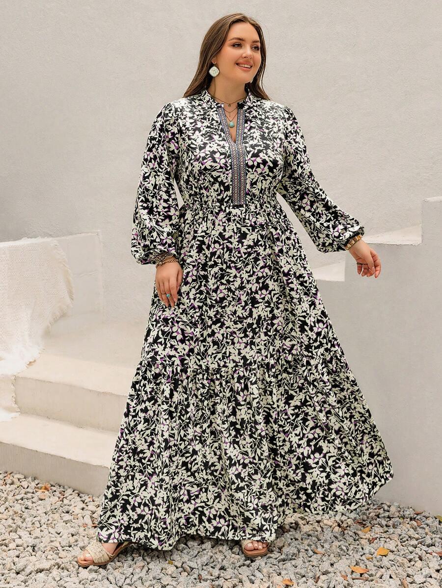 maxi sukienka print