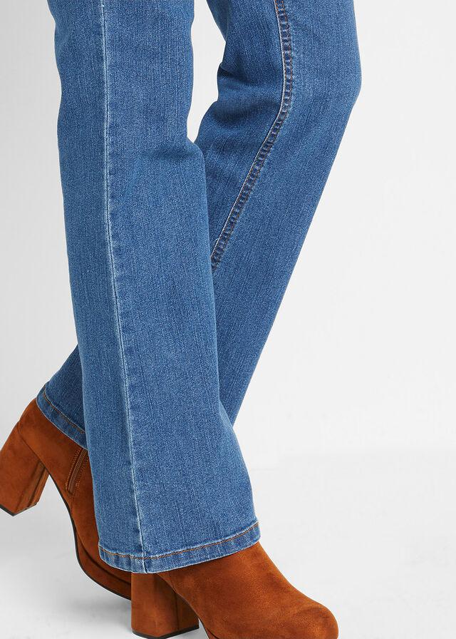 NIEBIESKIE SPODNIE JEANS DZWONY BOOTCUT