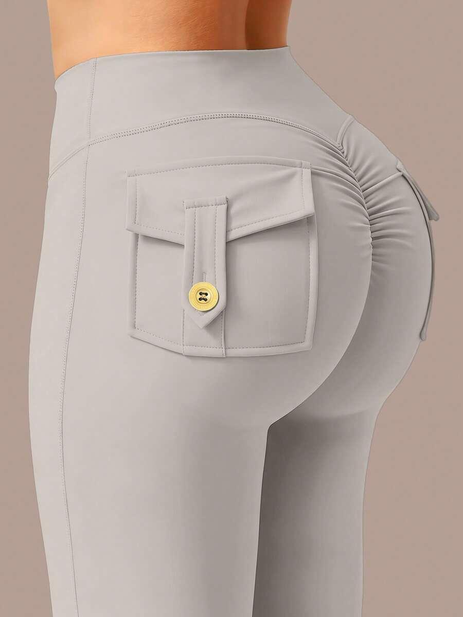 szare legginsy push-up