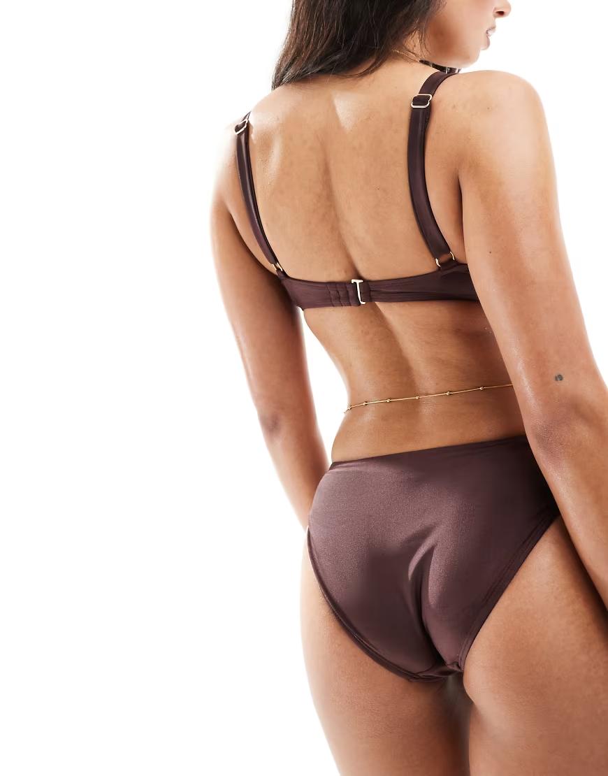 BRĄZOWY DÓŁ OD BIKINI
