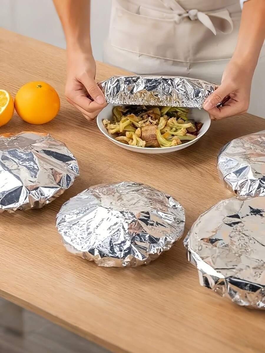 OKRĄGŁA FOLIA ALUMINIOWA 50SZT. 