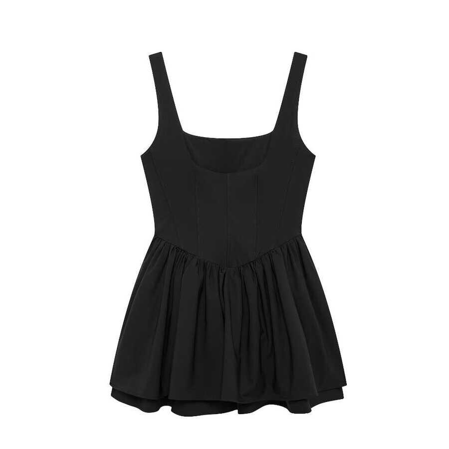 czarna mini sukienka