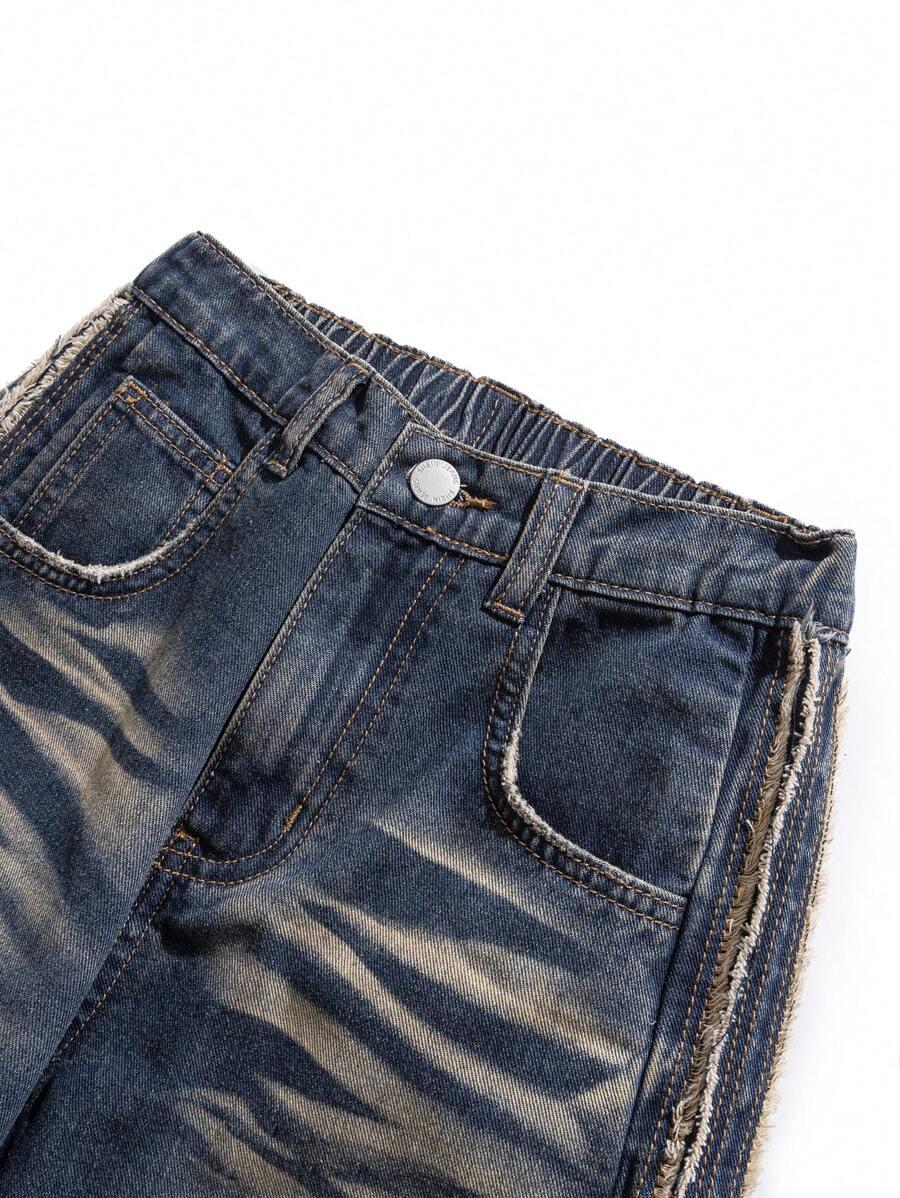 NIEBIESKIE SPODNIE JEANS