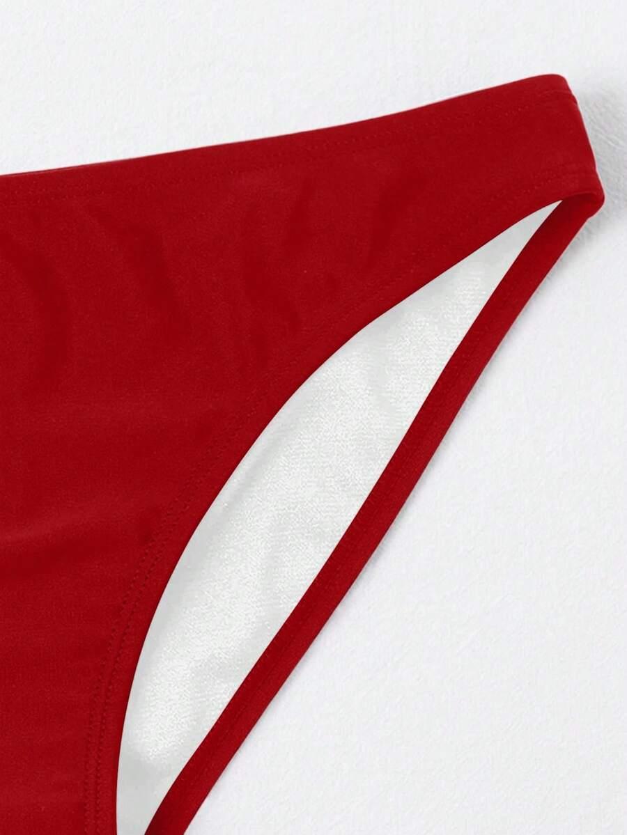 CZERWONY DÓŁ OD BIKINI
