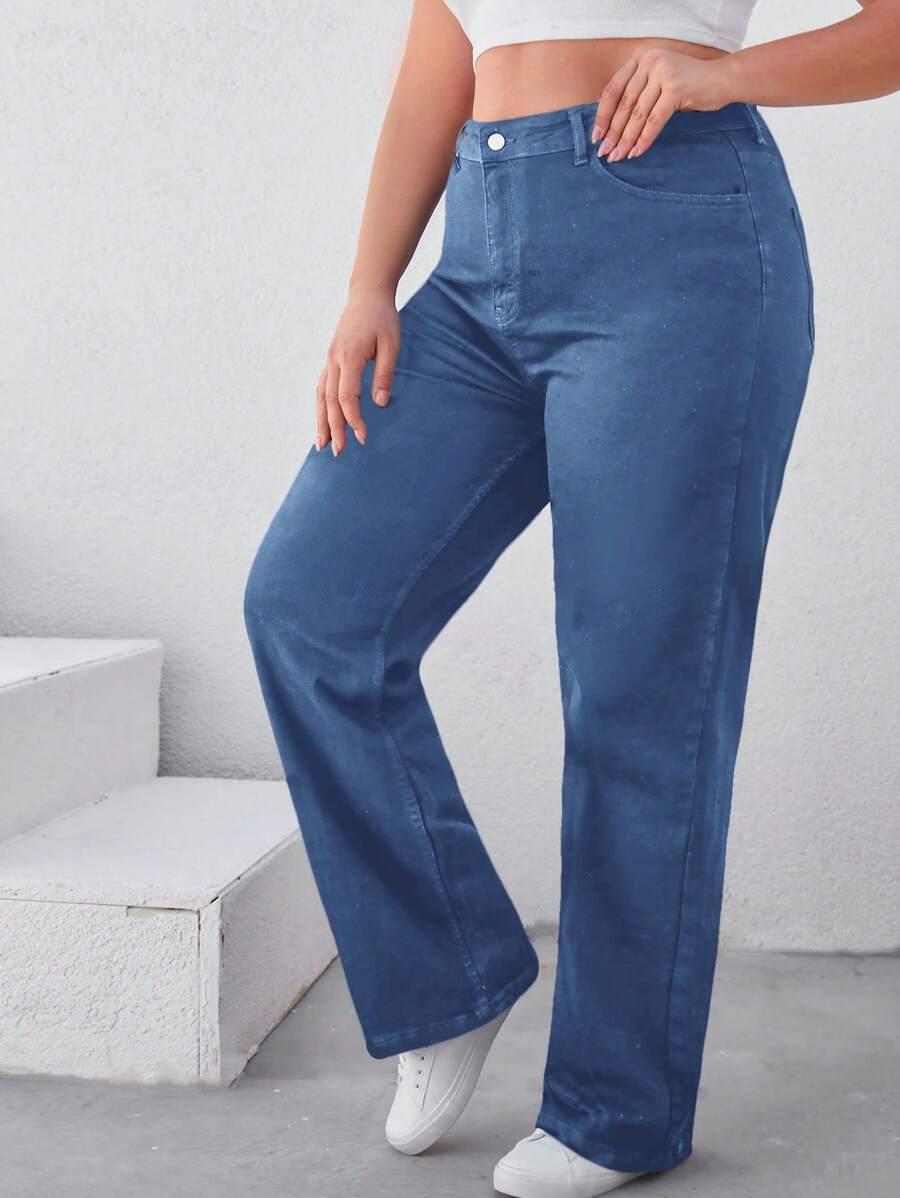 NIEBIESKIE SPODNIE JEANS