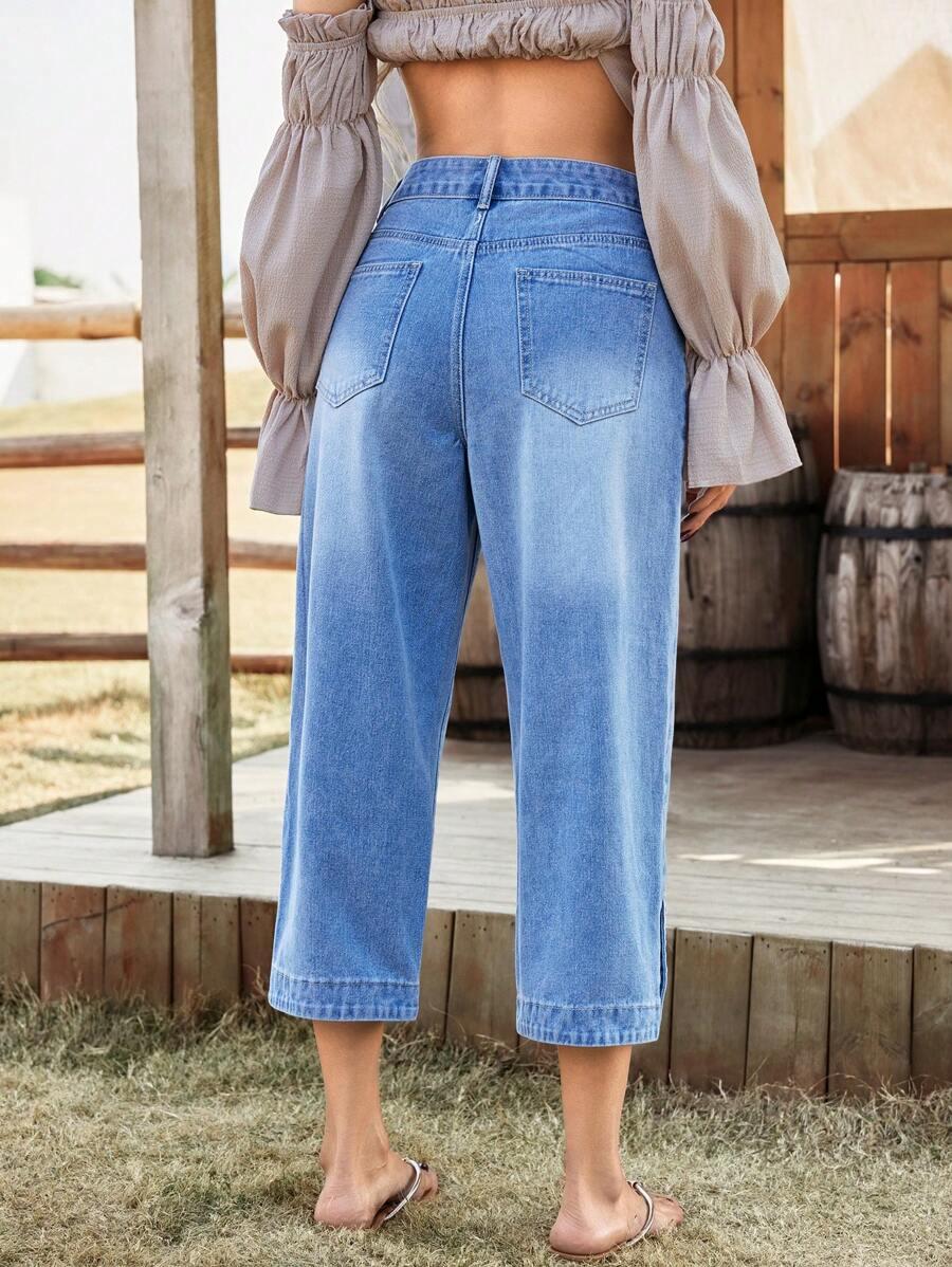 NIEBIESKIE SPODNIE JEANS