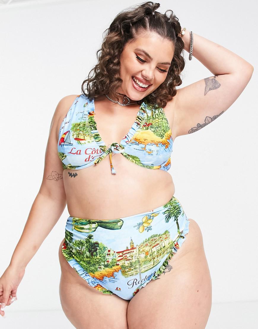 GÓRA OD BIKINI PRINT