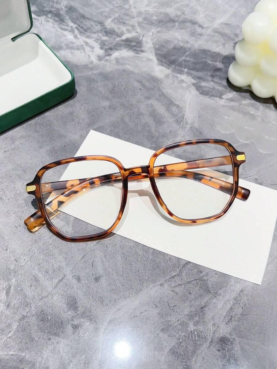 okulary zerówki animal print