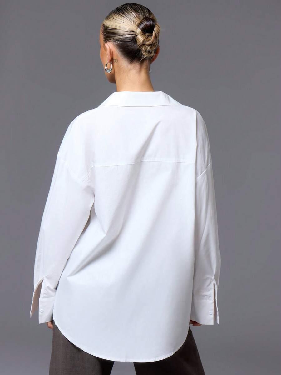 BIAŁA KOZULA OVERSIZE