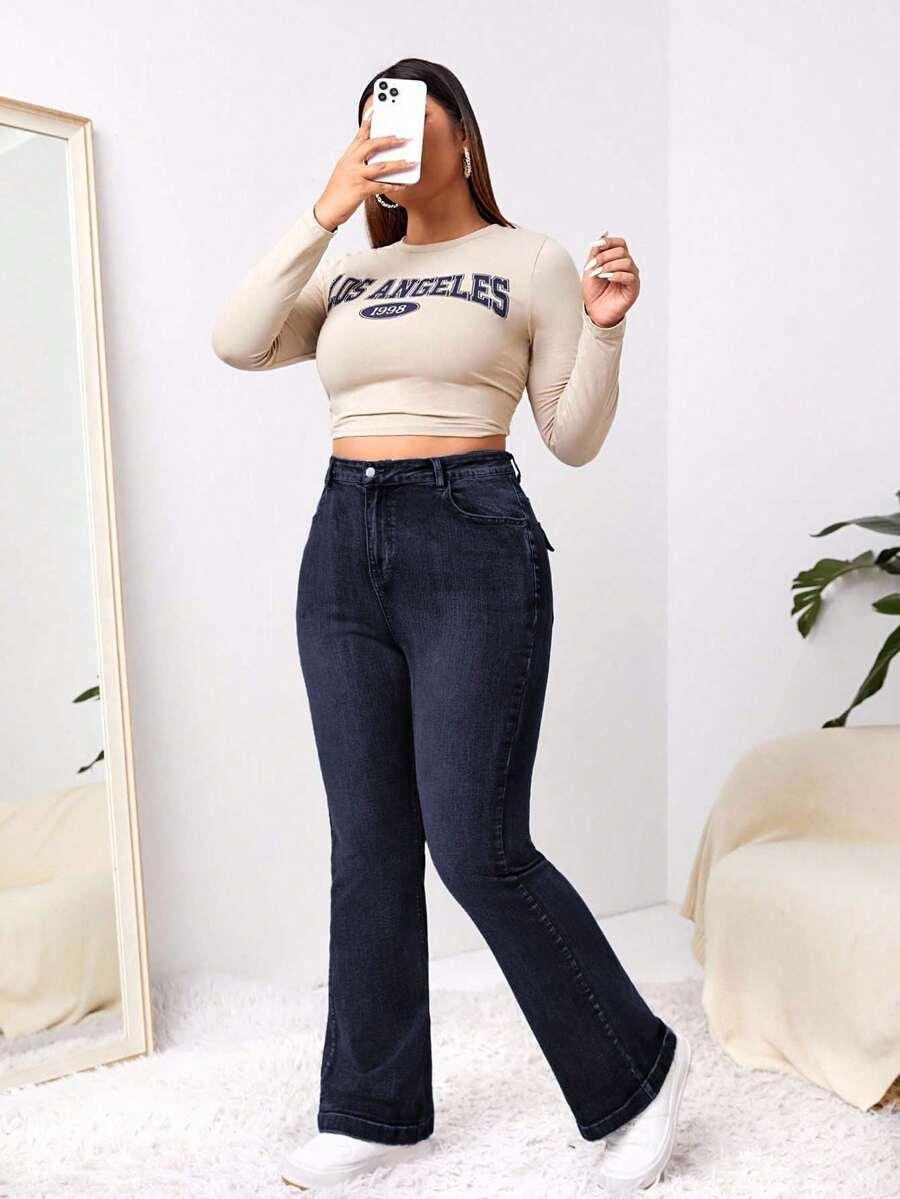 SPODNIE JEANS WYSOKI STAN