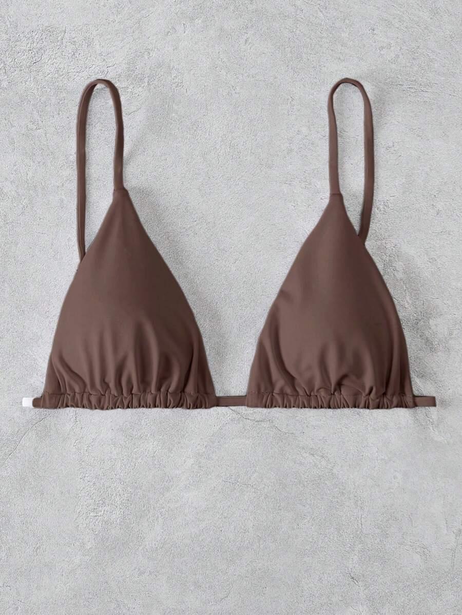brązowa góra od bikini
