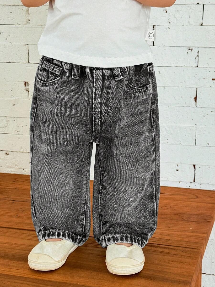 szare spodnie jeans 