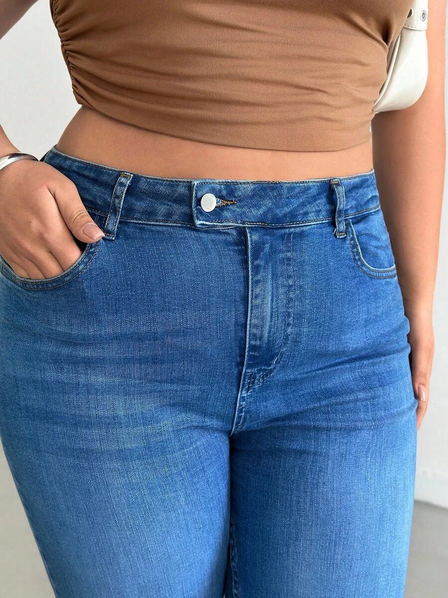 NIEBIESKIE SPODNIE JEANS
