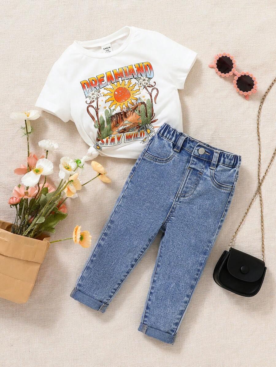 PROSTE SPODNIE JEANS