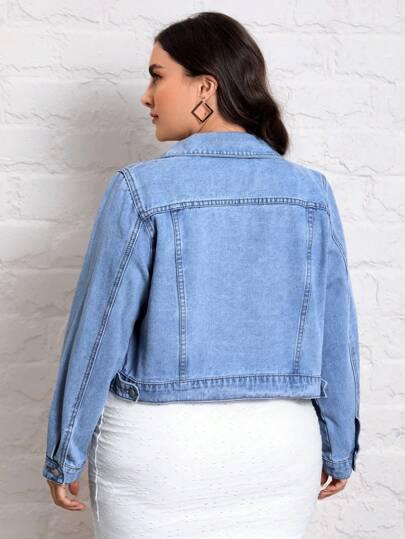 NIEBIESKA KURTKA JEANS