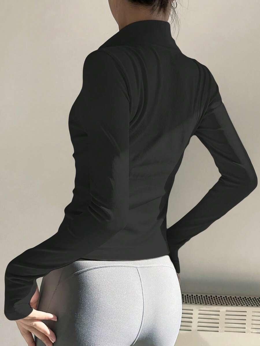 CZARNA ROZPINANA BLUZA