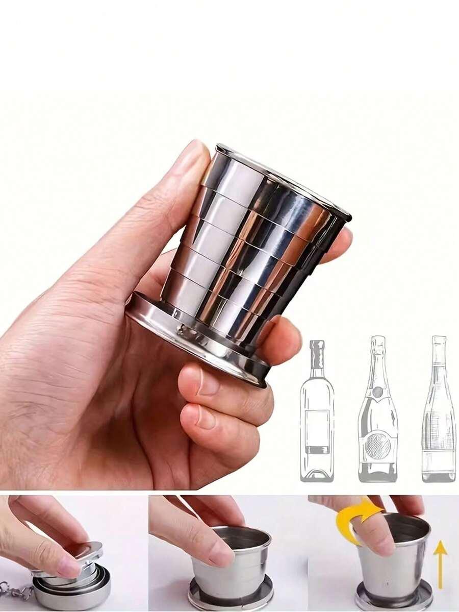 metalowy kubek podróżny