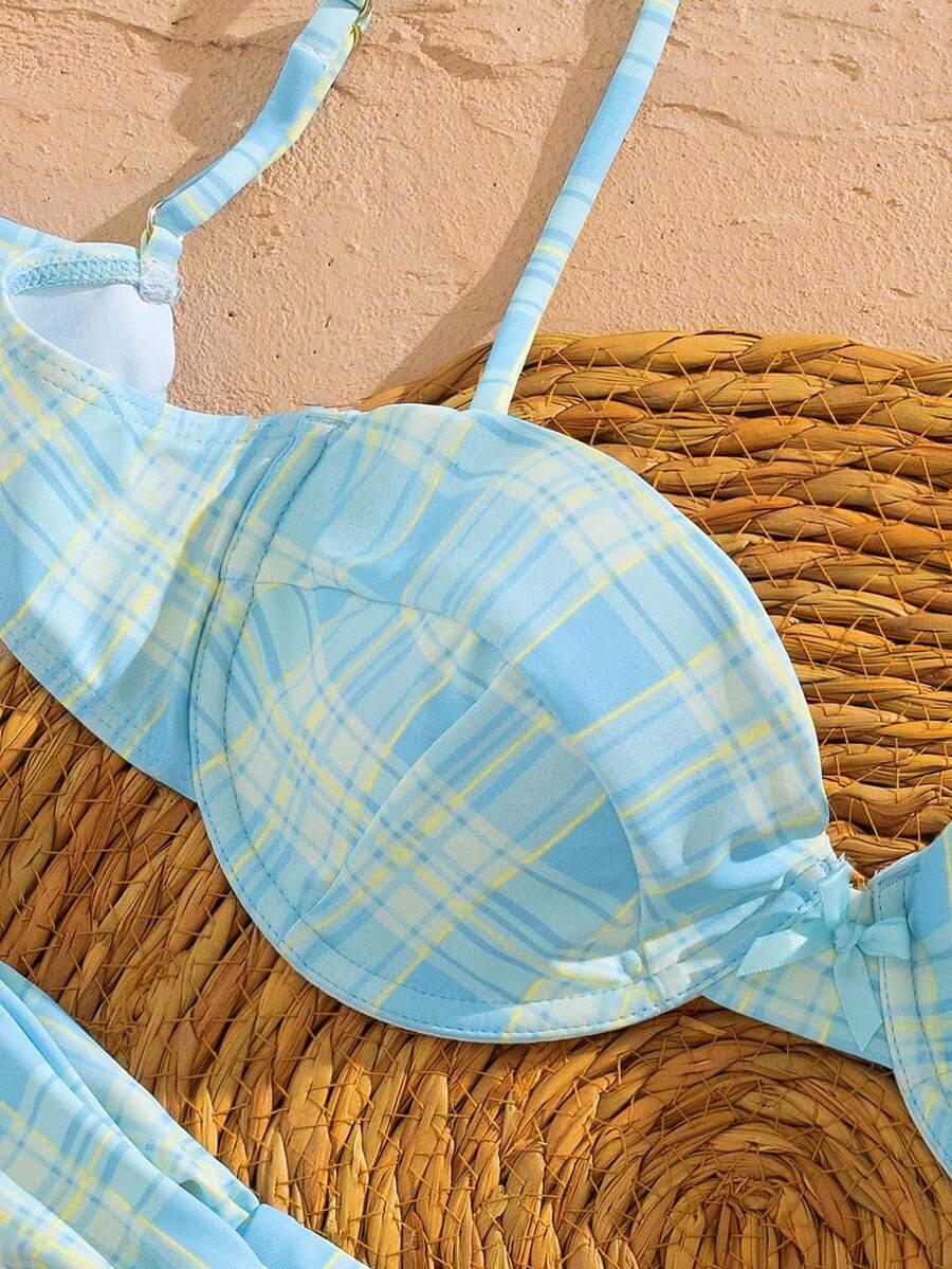 STRÓJ KĄPIELOWY DWUCZĘŚCIOWY kratka