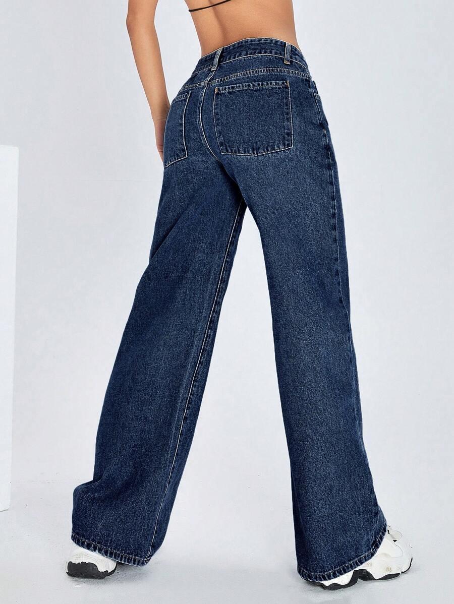 NIEBIESKIE SPODNIE JEANS