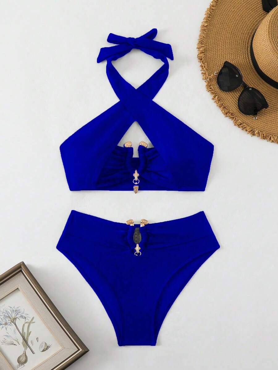 niebieska góra od bikini