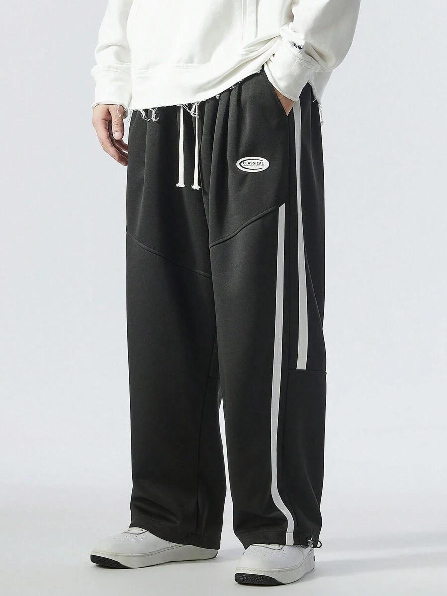 czarne spodnie casual 