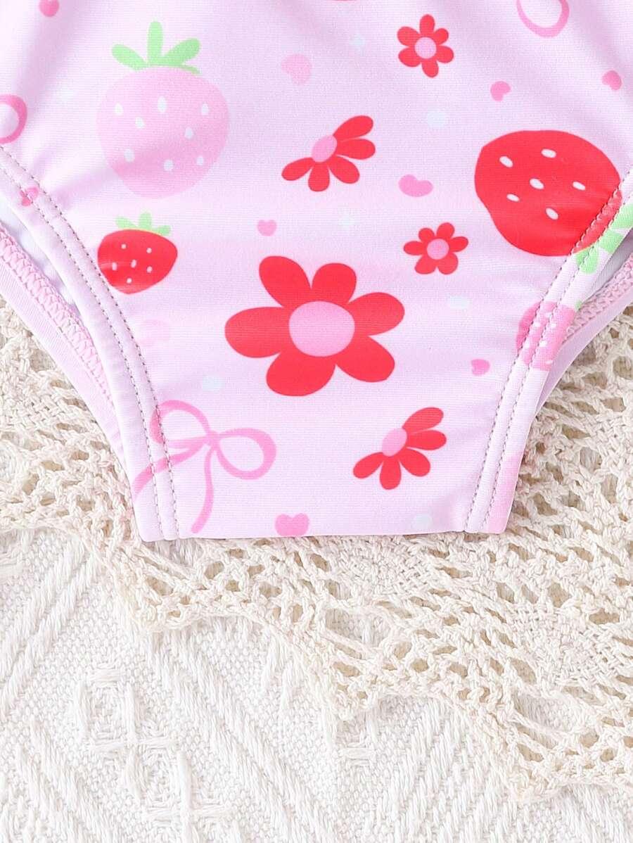 DWUCZĘŚCIOWY STRÓJ KĄPIELOWY z czapką