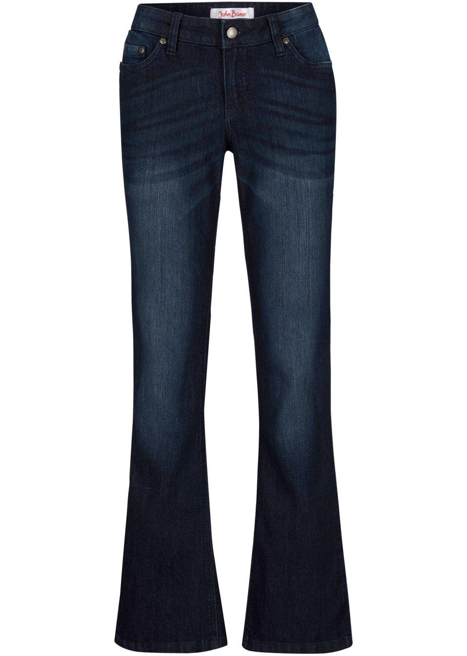 SPODNIE JEANS BOOTCUT KIESZENIE