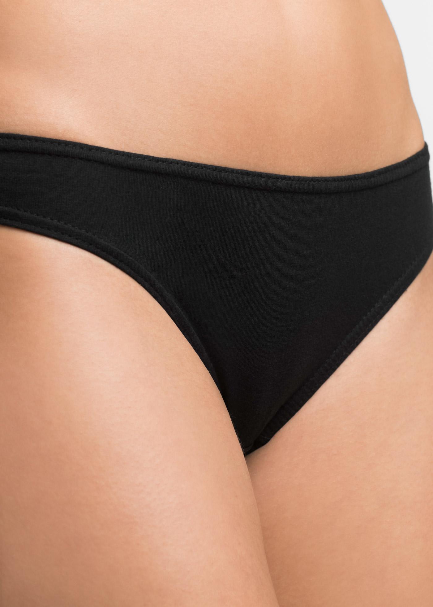 KLASYCZNE CZARNE MAJTKI FIGI 10-PACK