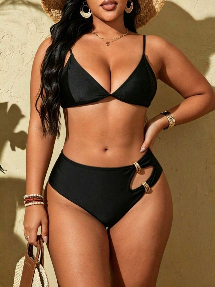 czarny dół od bikini