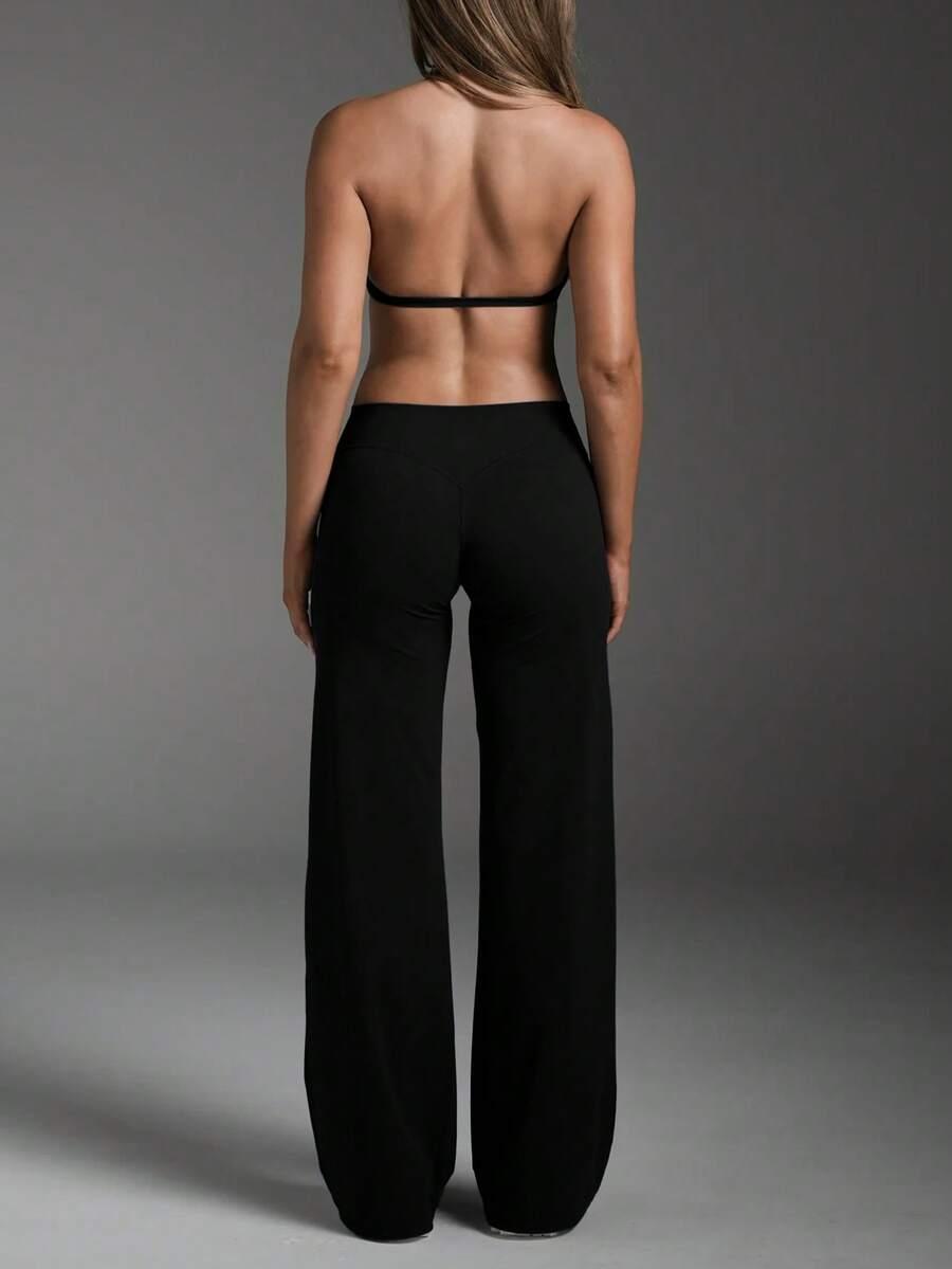 CZARNE LEGGINSY WYSOKI STAN
