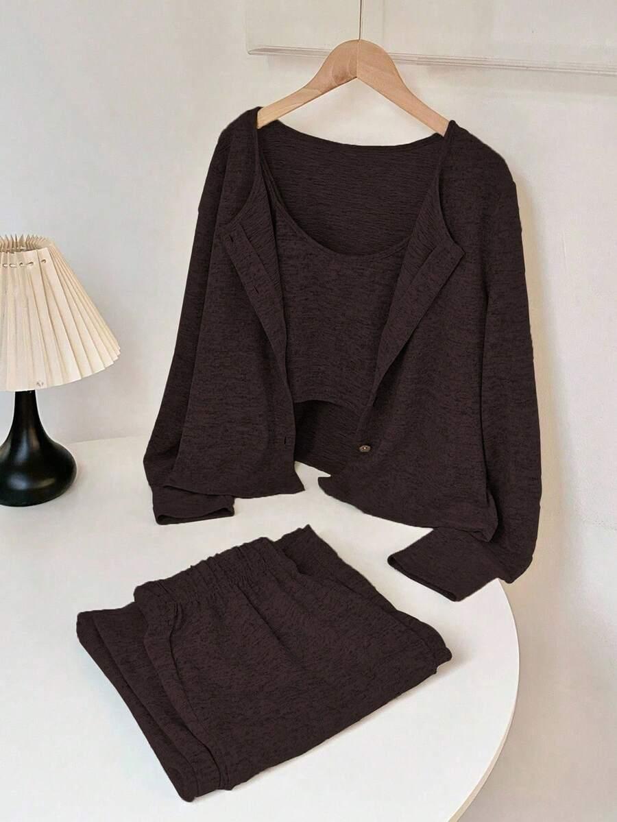 TOP SWETER SPODNIE KOMPLET