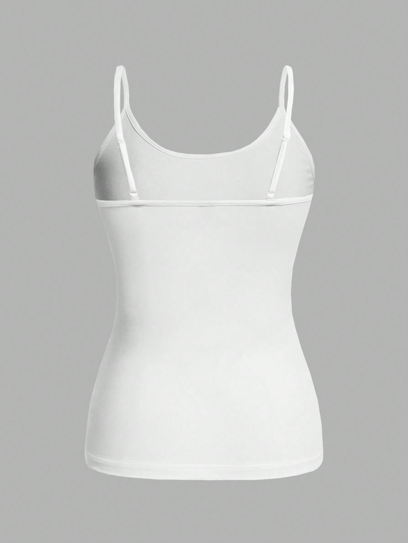 biały TOP NA RAMIĄCZKACH