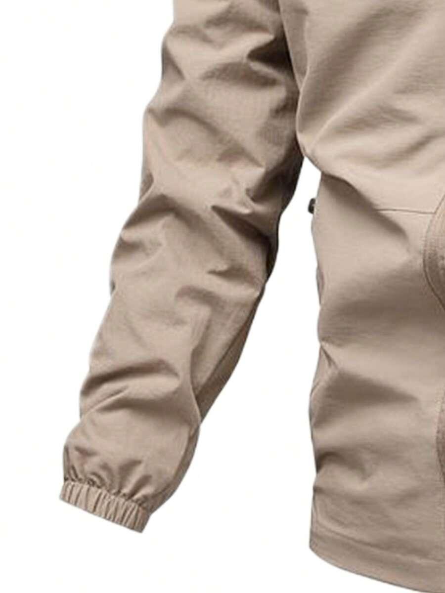 khaki kurtka zamek
