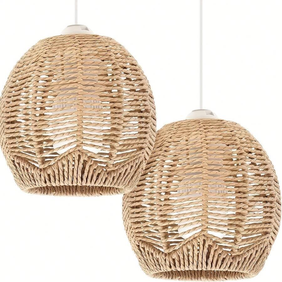 LAMPA SUFITOWA ABAŻUR 2-PACK