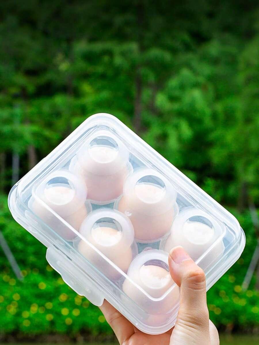 przezroczysty pojemnik na jajka