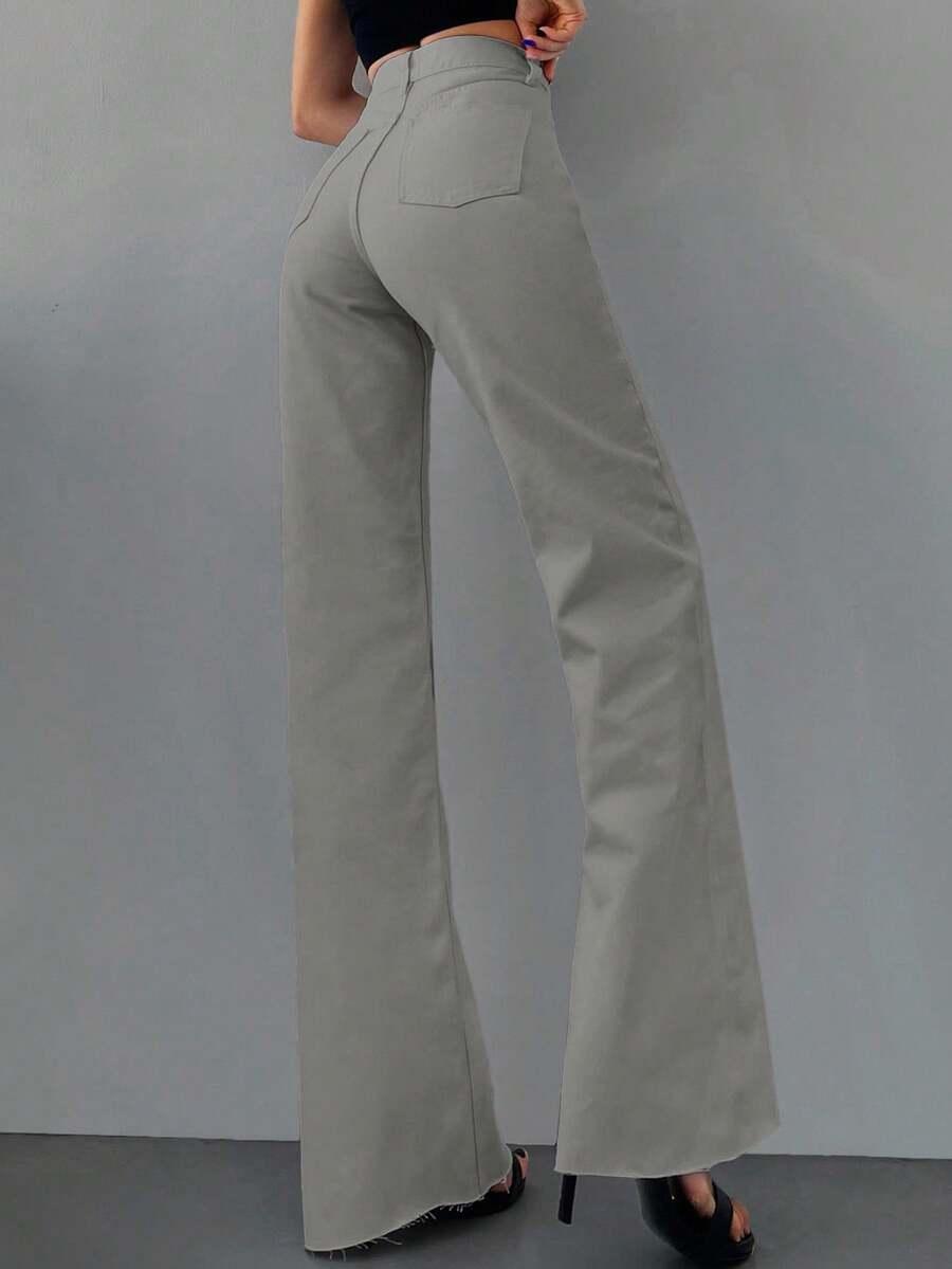 spodnie jeans wysoki stan