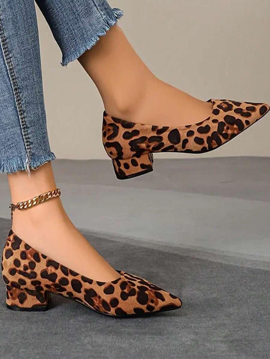 czółenka animal print 