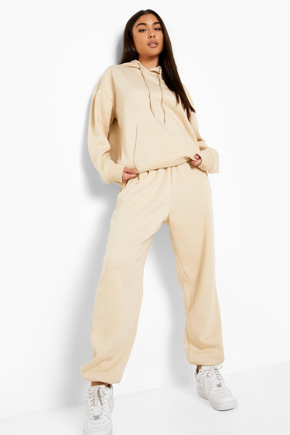 BEŻOWA BLUZA OVERSIZE KAPTUR