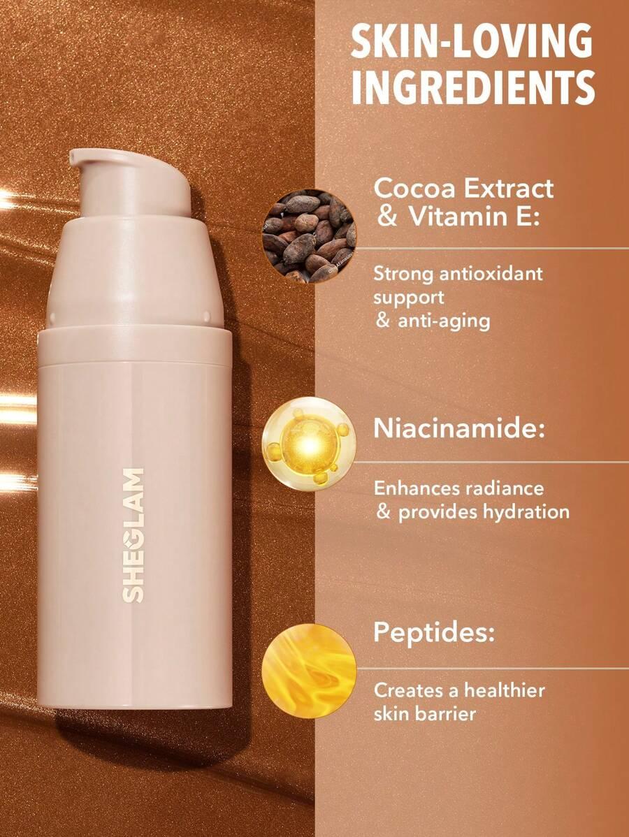 krople brązujące do twarzy deep caramel