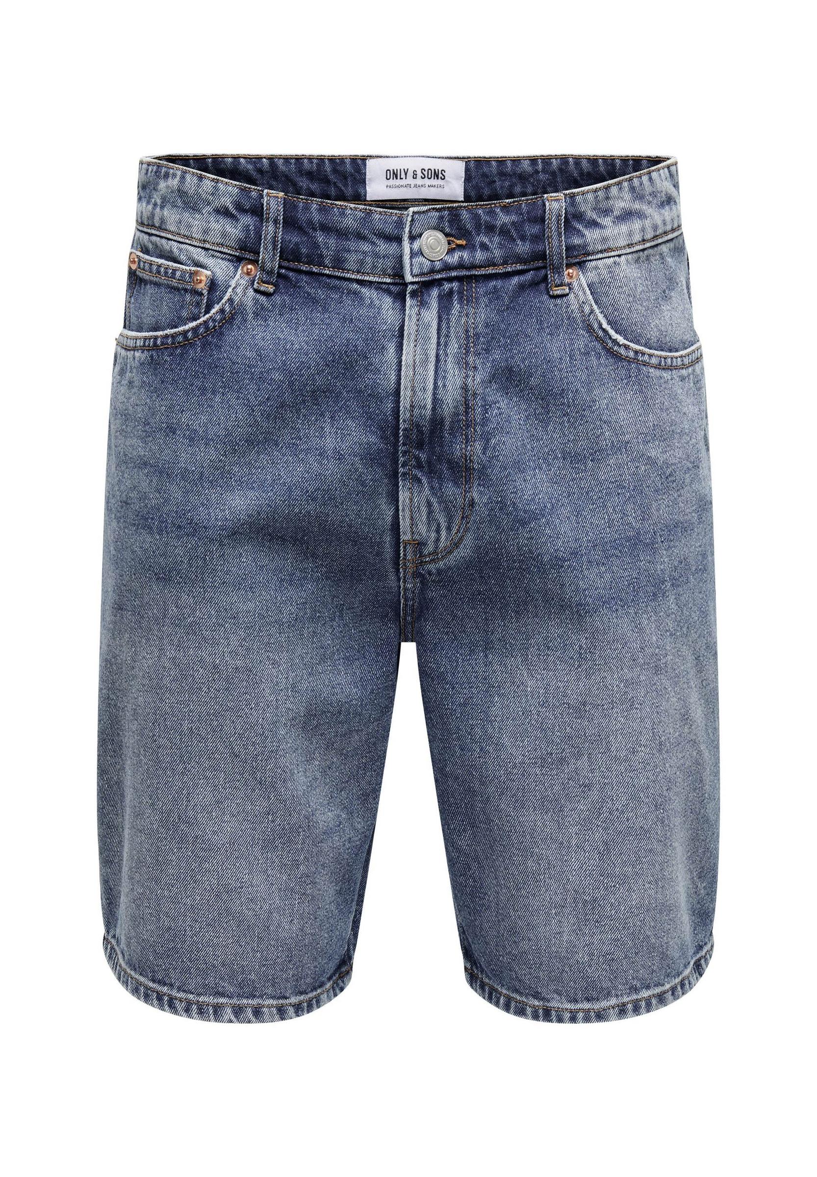 NIEBIESKIE SPODENKI JEANS