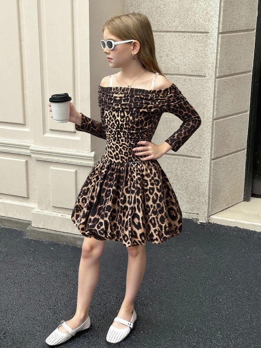 mini sukienka animal print