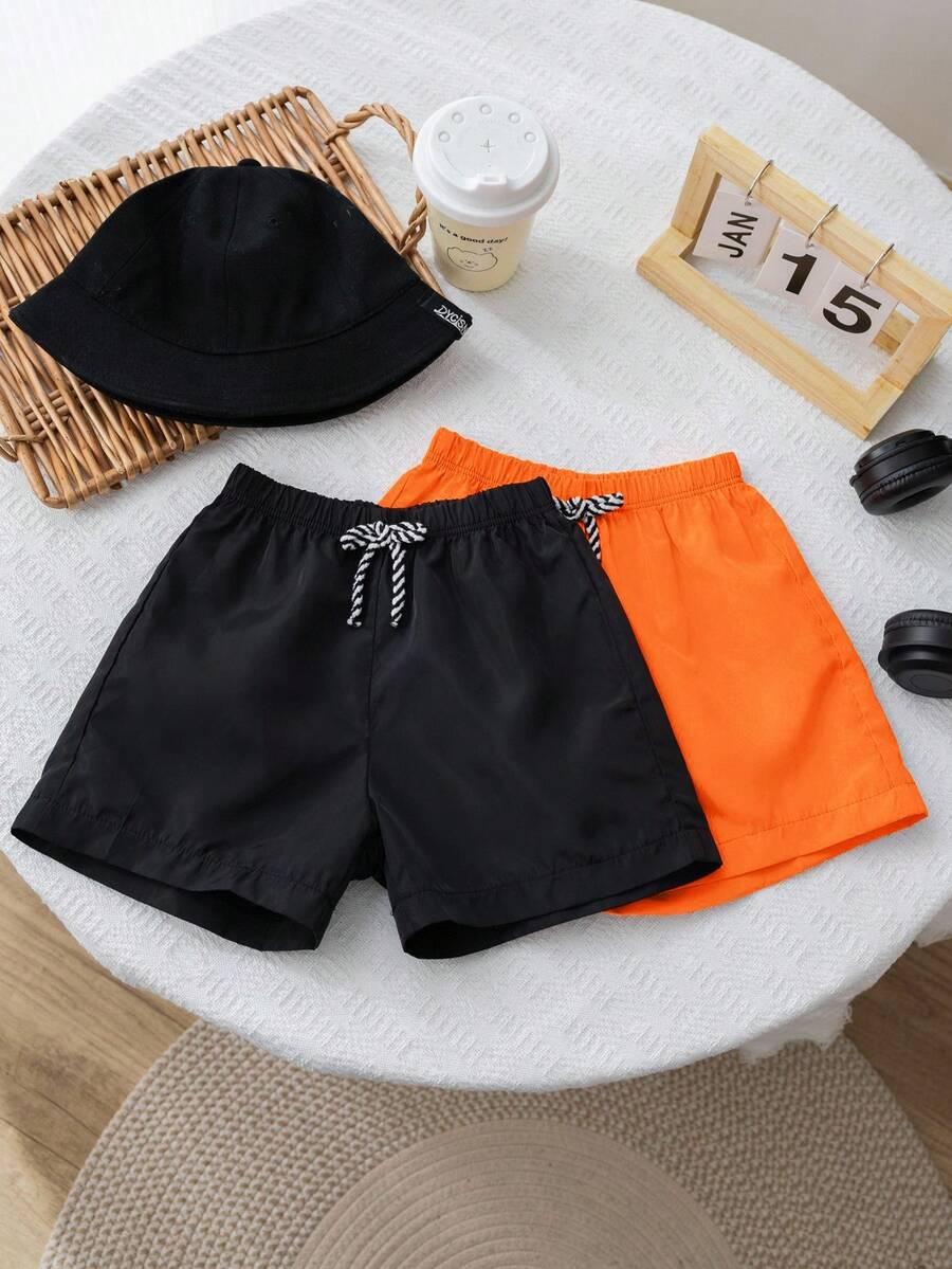 czarne spodenki z gumką w pasie