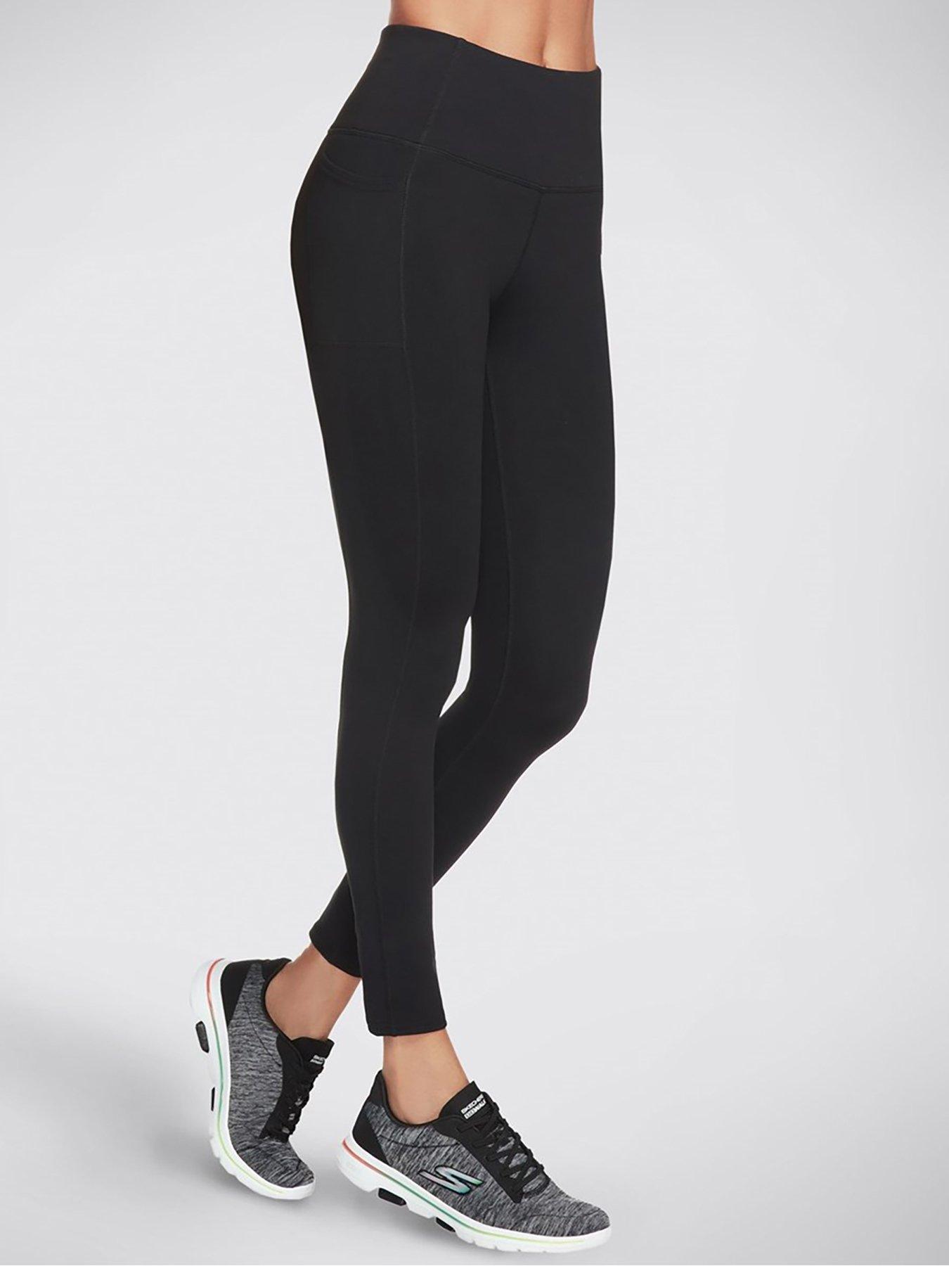 SKECHERS LEGGINSY SORTOWE DAMSKIE WYSOKI STAN