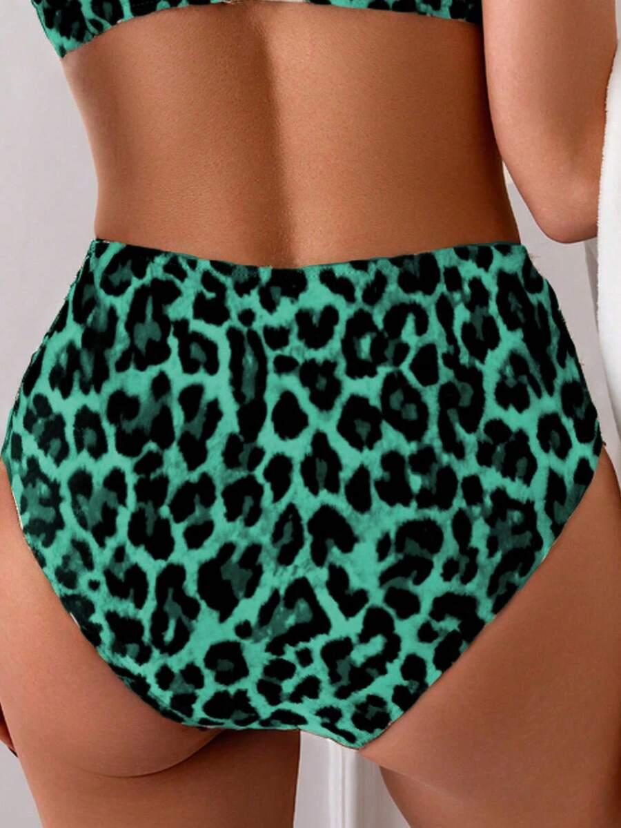 STRÓJ KĄPIELOWY DWUCZĘŚCIOWY animal print