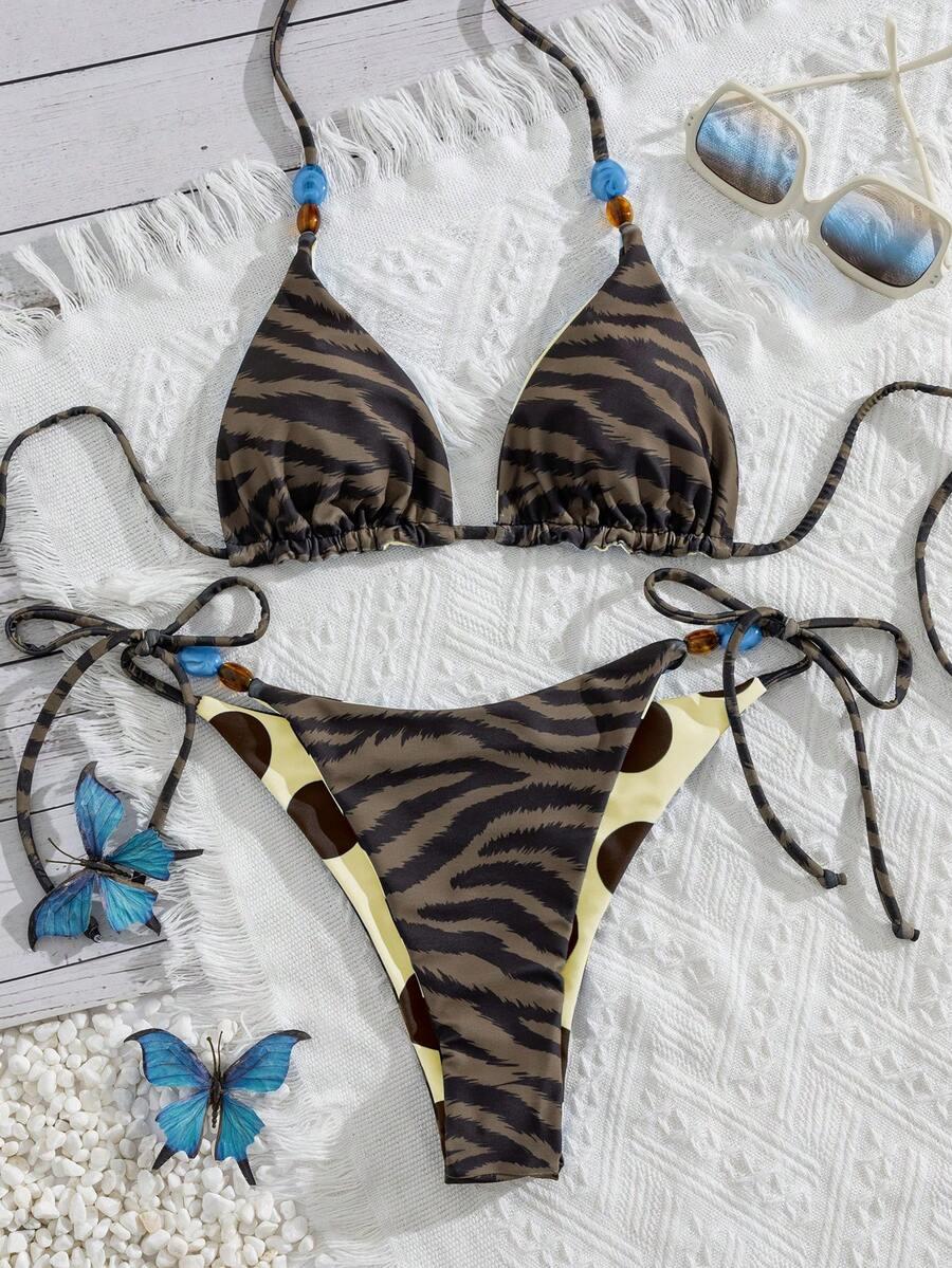 DWUSTRONNY KOMPLET BIKINI