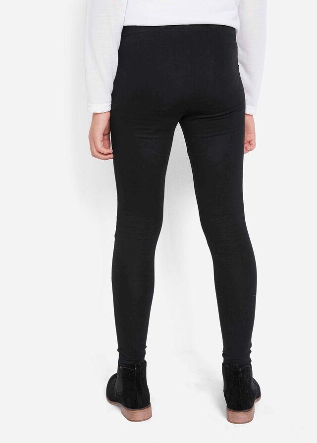 CZARNE LEGGINSY DZIEWCZĘCE