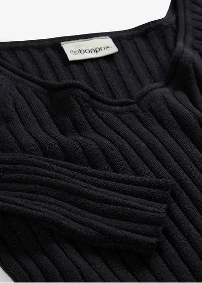 SWETER CZARNY DAMSKI