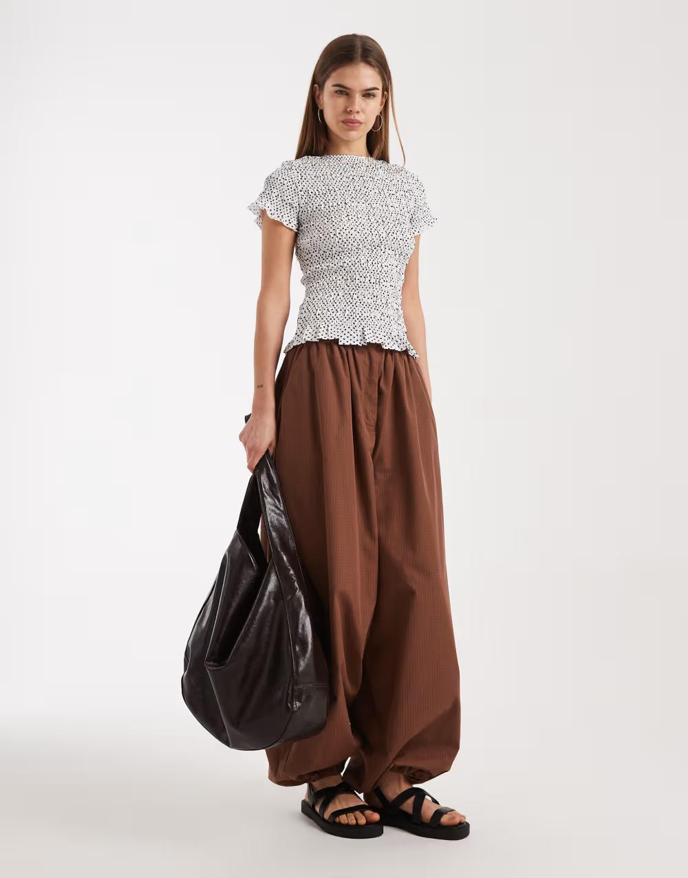 TOP KRÓTKI RĘKAW PRINT