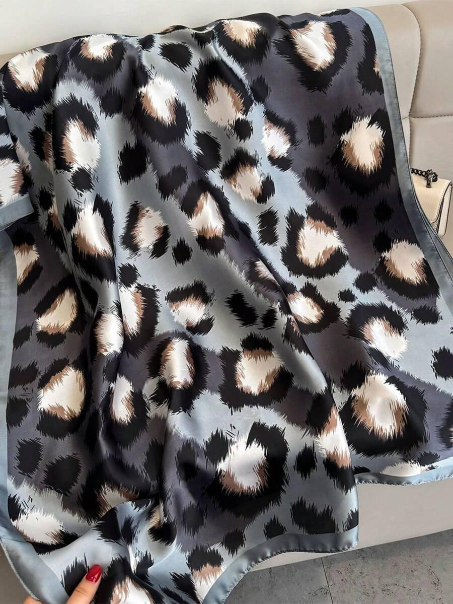 chusta na głowę animal print